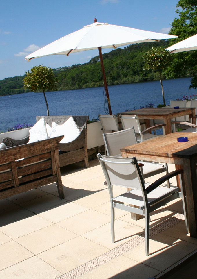 Le restaurant « Merlin » les pieds dans l’eau à St Aignan
